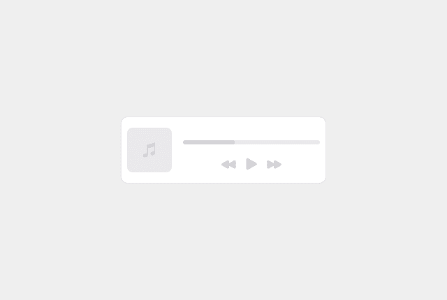 Music Player components light
